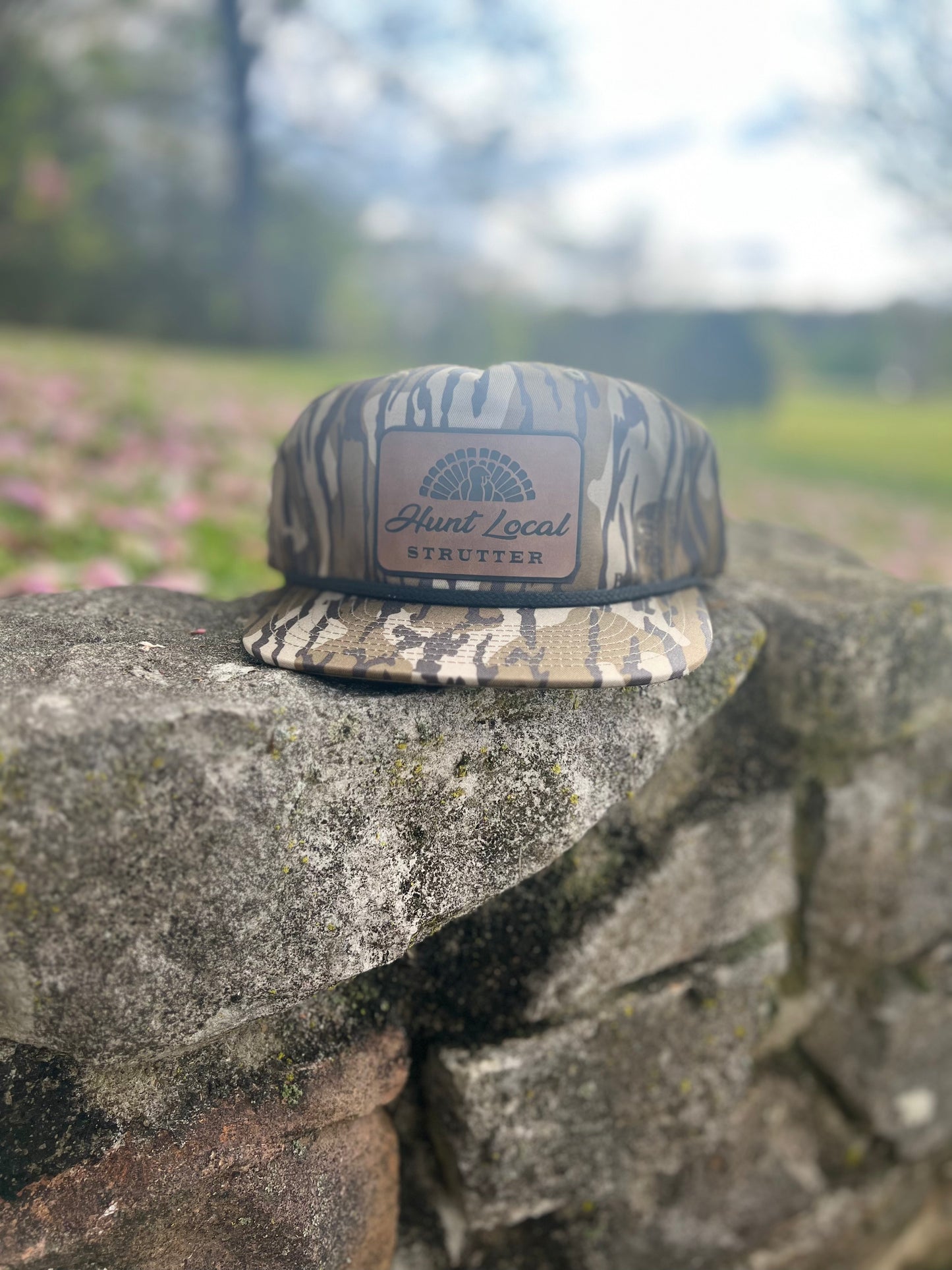 Flat Bill Hat - Hunt Local Strutter